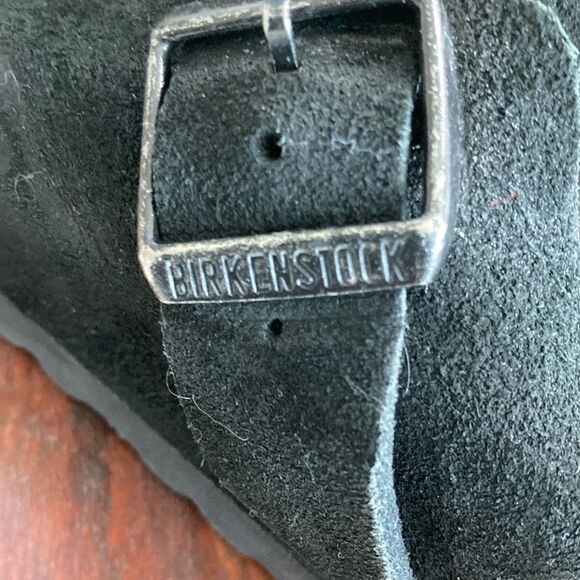 BIRKENSTOCK 11.5 Boston Soft Footbed Suede Leather Sandal EU 45 - Picture 5 of 14
